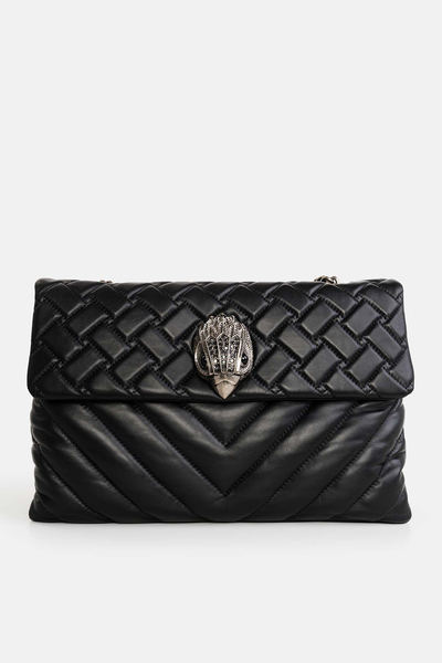 Kurt Geiger duża czarna torba LTHR XXL KENSINGTON