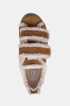 INUIKII sneakersy Shearling Low Velcro 35202-050 brązowe