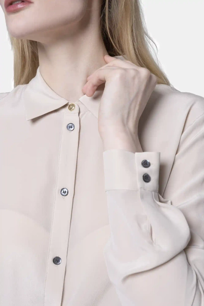 PINKO koszula jedwabna Crackers beżowa