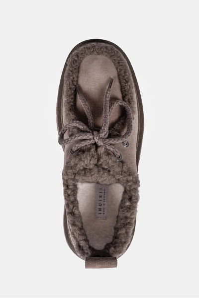 Inuikii półbuty damskie Mocabee Curly taupe