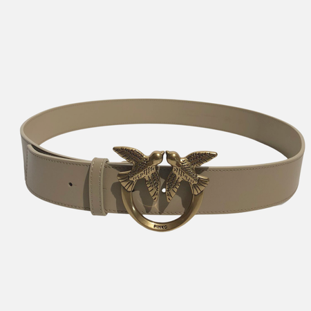 PINKO pasek skórzany Love Barry H4 Belt Vitello 