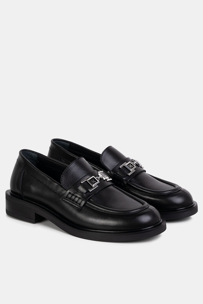 Karl Lagerfeld czarne loafersy Payton K-Link