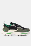 EMPORIO ARMANII Sneakersy Derby Ripstop zielone