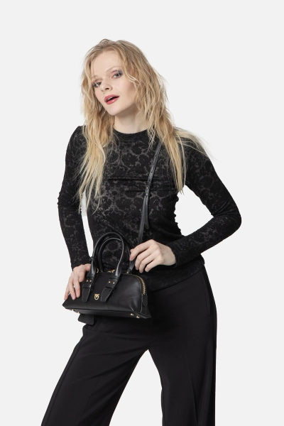 Pinko bluzka koronkowa Marinara czarna