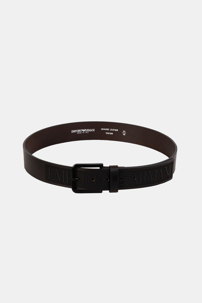 Emporio Armani pasek skórzany męski Y4S199 YDD5V 85 brązowy