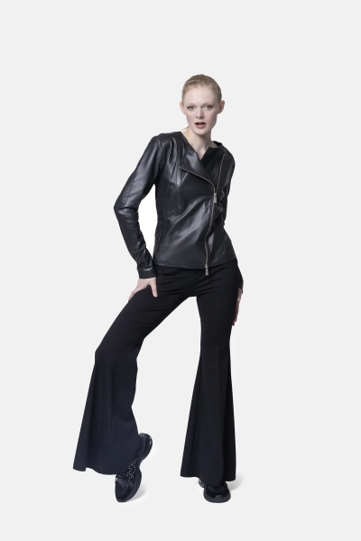 Kurtka damska Pinko Mirko Chiodo czarna