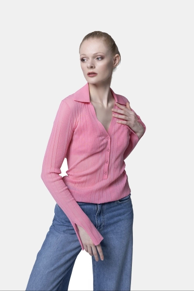 PINKO polo Annapurna różowe