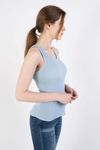 PINKO Top niebieski Orense