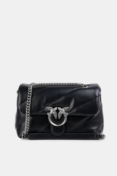 PINKO torebka Love Classic Puff Cl Sheep Nap czarna