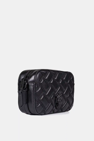Kurt Geiger torebka damska 690-KENSINGTON SM CAMERA DRCH-BLACK-LEAT