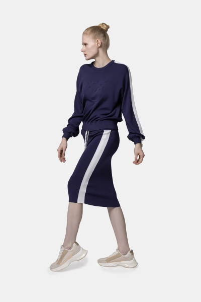 PINKO bluza damska Emporio fioletowa