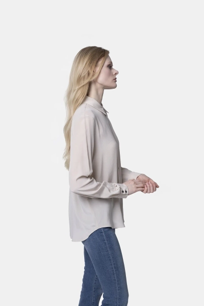 PINKO koszula jedwabna Crackers beżowa