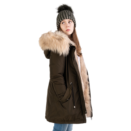 ROCKANDBLUE kurtka parka z kapturem z futra Kit