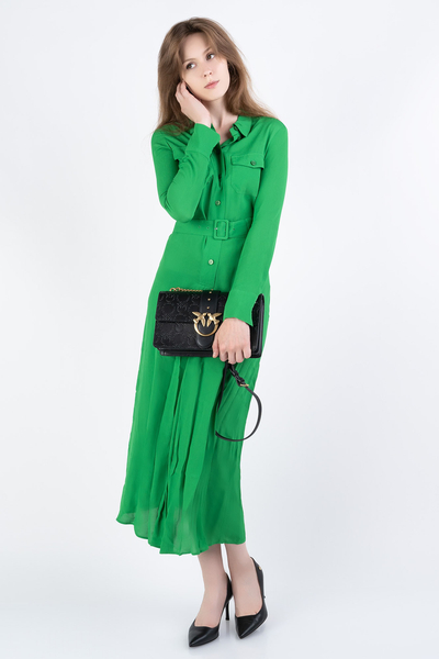 PINKO sukienka maxi ARETHA zielona