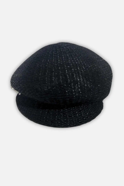 Emporio Armani kaszkiet damski Cappello Basco czarny