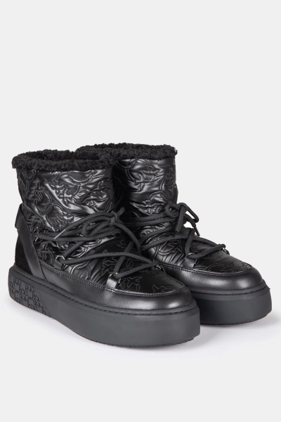 PINKO śniegowce damskie Yoko 19 Monogram czarne