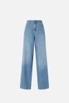 PINKO jeansy palazzo Lauryn Loose niebieskie