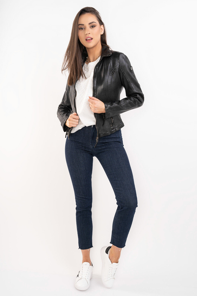 Gipsy Kurtka Skórzana Else czarna