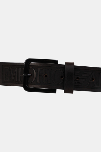 Emporio Armani pasek skórzany męski Y4S199 YDD5V 85 brązowy