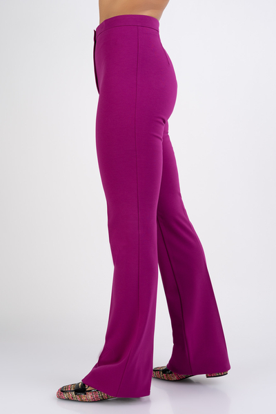 PINKO fioletowe spodnie z dzianiny Hulka 