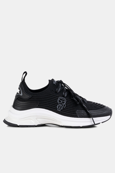 Karl Lagerfeld Sneakersy męskie LUX FINESSE Plexikonic Pull On czarne