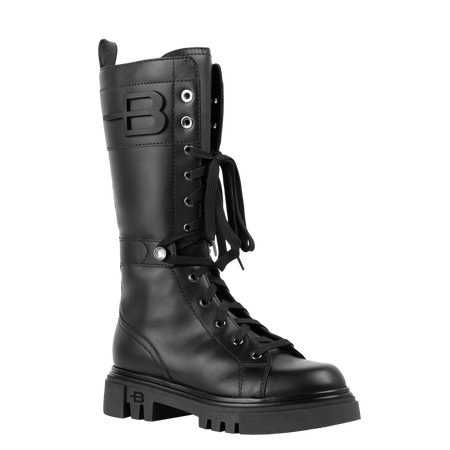 BALDININI buty combat D3B092MOOW0000 czarne