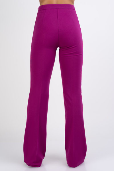 PINKO fioletowe spodnie z dzianiny Hulka 