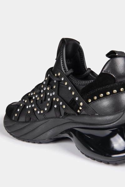 PINKO sneakersy damskie z cekinami Ariel 28 czarne
