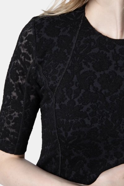 PINKO wełniana sukienka Arame czarna 