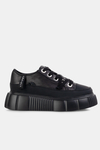 INUIKII Sneakersy LEATHER MATILDA LOW czarne