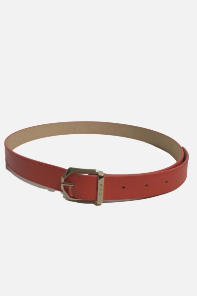 Furla pasek damski skórzany 18573-C-CF67 pomarańczony
