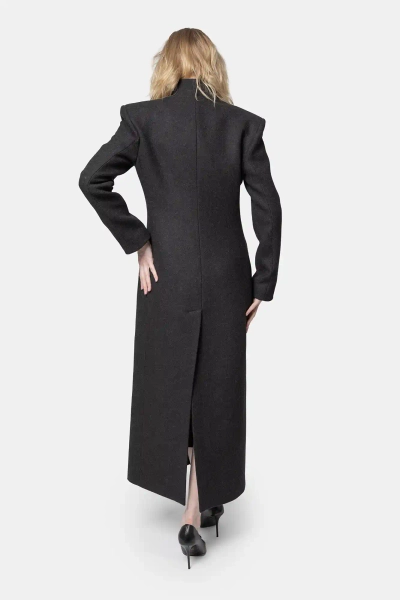 PINKO płaszcz wełniany Jacinta Cappotto czarny