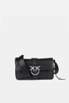 PINKO torebka Love One Slouchy Zip Mini czarna