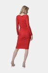 PINKO sukienka koktajlowa Beggin czerwona