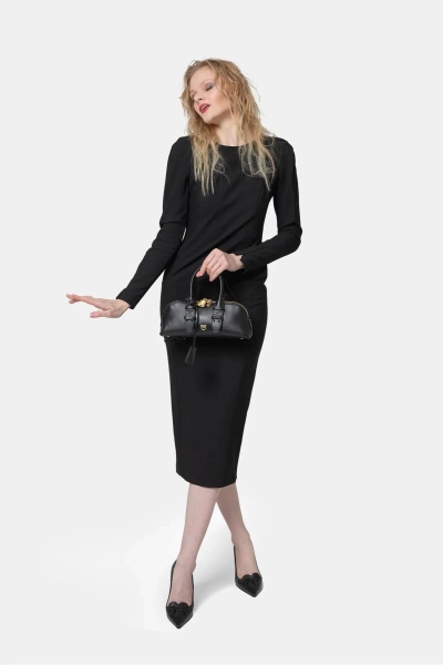PINKO sukienka ołówkowa Frutta czarna