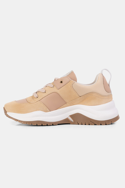 BALDININI Sneakersy zamszowe D3A218CVNBTDTD beżowe