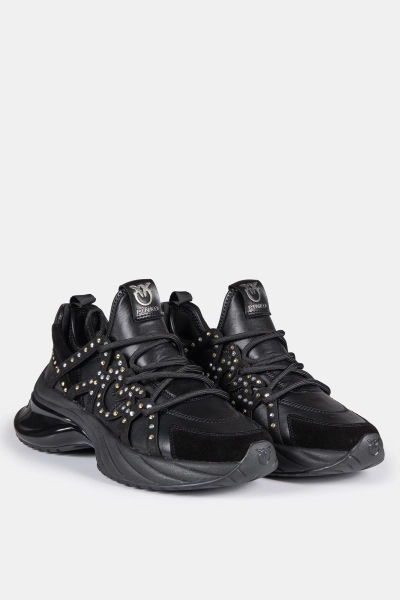 PINKO sneakersy damskie z cekinami Ariel 28 czarne