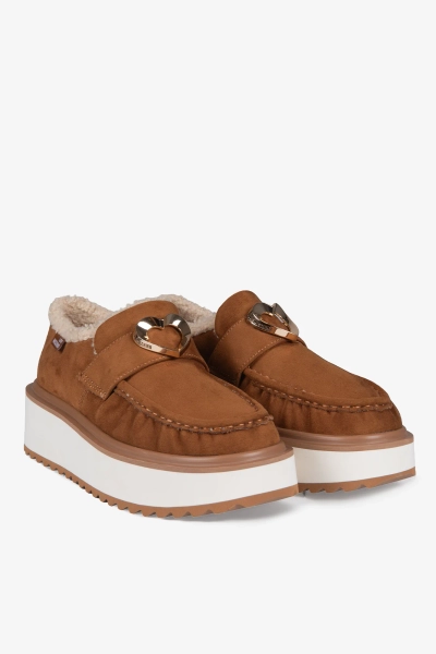 LOVE MOSCHINO półbuty damskie JA10426L0NJAW210 brązowe
