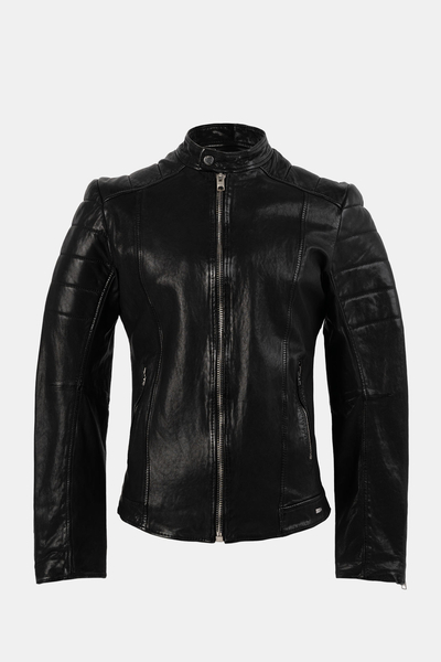 TIGHA kurtka skórzana męska Errol czarna