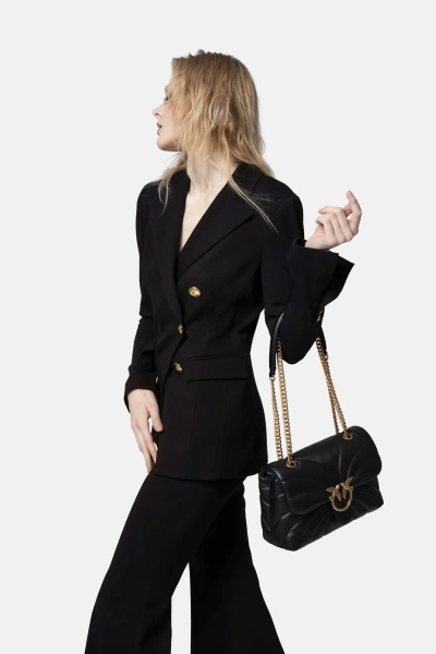 PINKO marynarka taliowana Granita Giacca czarna