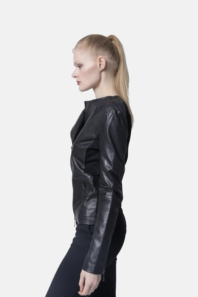 Kurtka damska Pinko Mirko Chiodo czarna