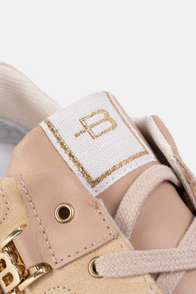 BALDININI Sneakersy zamszowe D3A218CVNBTDTD beżowe