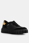 BALDININI Sneakersy skórzane D2D520CRVKNONO czarne