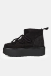 INUIKII śniegowce skórzane Classic Low Platform 75204-004 czarne