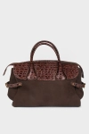 Kurt Geiger torebka kuferek Chelsea Tote Dk Brn brązowa