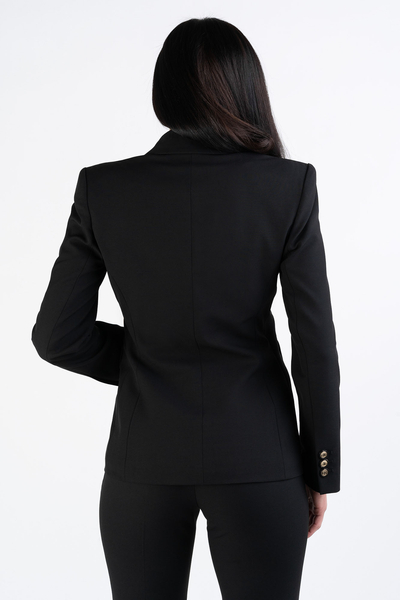 PINKO Marynarka jednorzędowa czarna Humahuaca