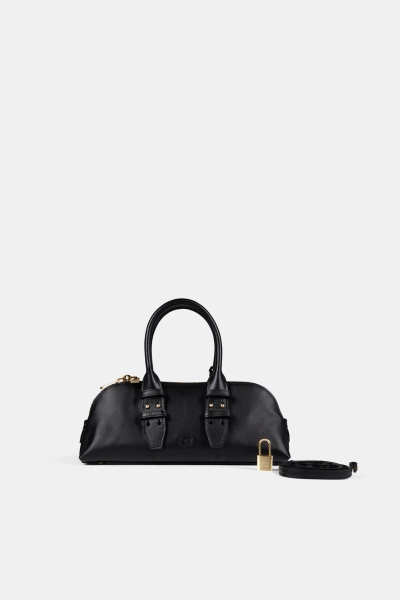 PINKO torebka damska Bowling Bag Baguette czarna