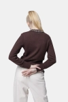PINKO sweter damski Ventotene brązowy
