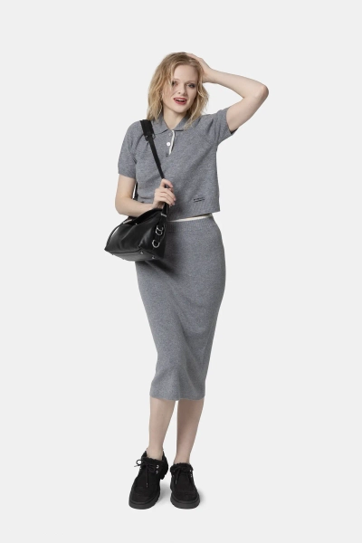 PINKO polo damskie Gorgona szare