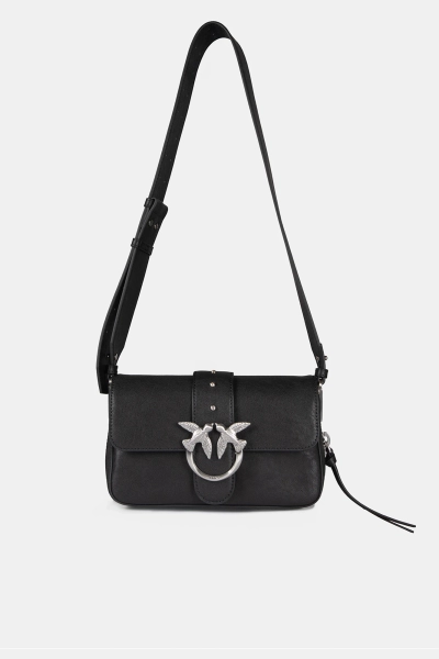 PINKO torebka Love One Slouch Zip Classic czarna
